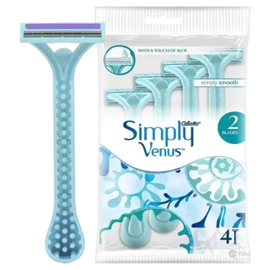 Gillette Simply Venus 2 Disposable 4 Razor For Women - 38058 - Rokomari product